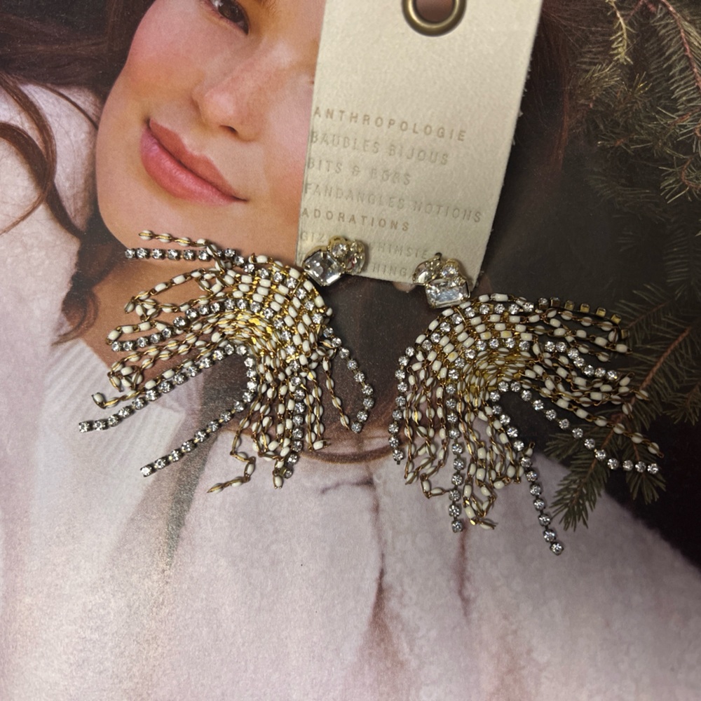 NWT Anthropologie Morningside Earrings
